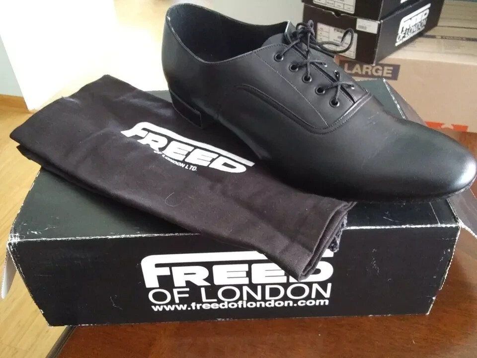 MEN'S PREMIUM BALLROOM SHOES LEATHER FREED of LONDON 6598 US s