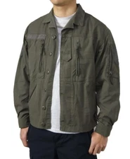 New Austrian army ripstop combat jacket coat military fieldshirt olive