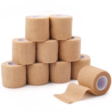 Self Adherent Cohesive Wrap Bandages Tape Non Woven Medical Gauze 2''x5 Yards