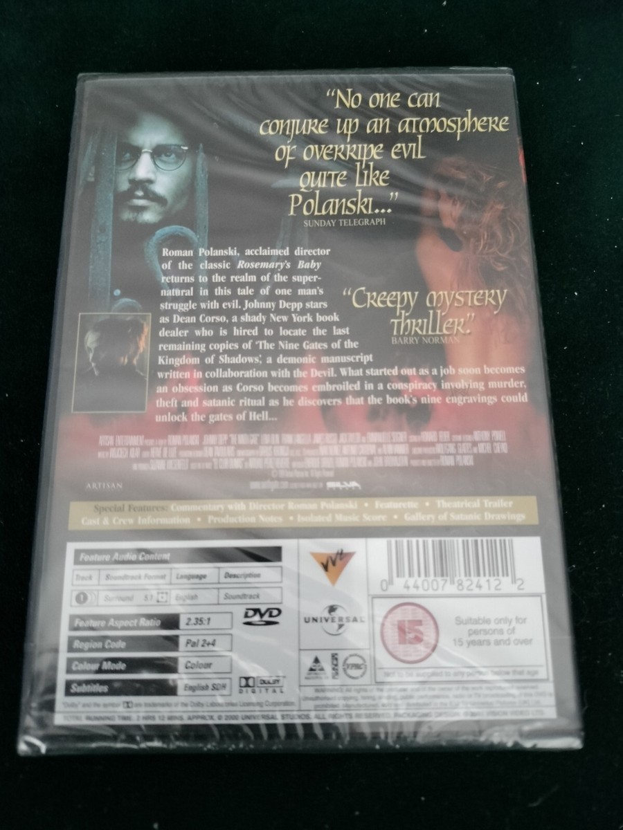 The Ninth Gate (DVD, 2008) for sale online | eBay UK