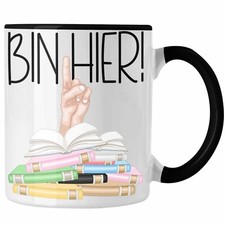 Trendation - Leseratte Geschenk Tasse Buch Grafik Bücher Lesen Bücherwurm Gesche