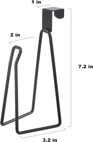 Over the Tank Toilet Paper Holder Stand, Metal Toilet Tissue Roll Holder Dispens - Picture 6 of 12