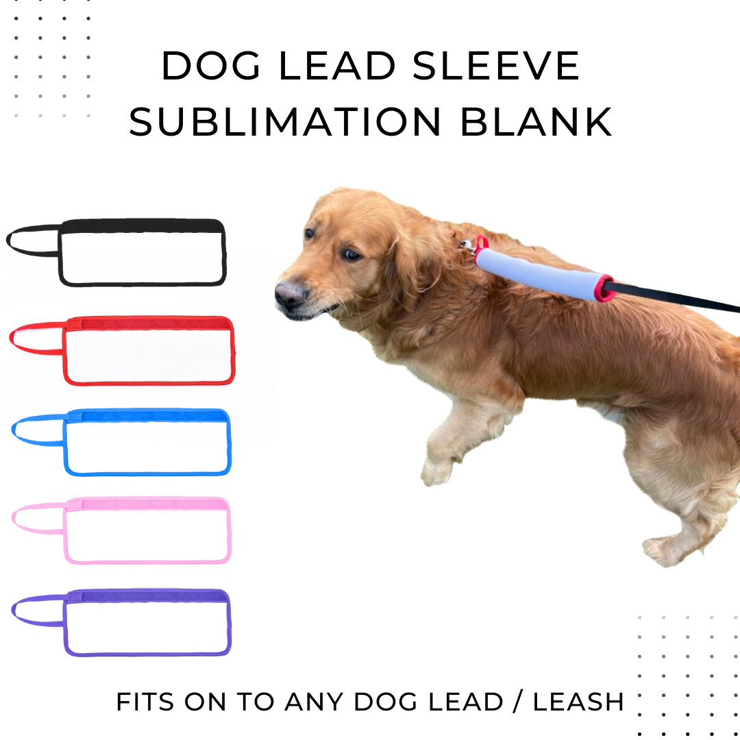 Sublimation Blank Plain Dog Leash Sleeve Wrap For Dog Lead Collar