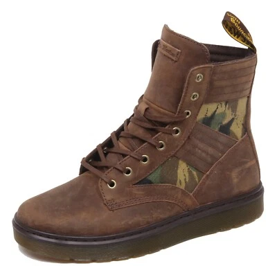 F2306 (NO BOX) anfibio uomo brown/green DR. MARTENS vintage effect boot shoe man - Photo 1/4