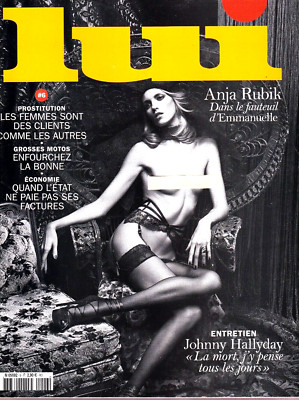 FRENCH MAGAZINE 2014  SUPERMODELS ANJA RUBIK BY MARIO SORRENTI ROOS DANA WRIGHT