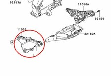Kawasaki Z1000 Z1000SX Heckrahmen Halter links NEU original