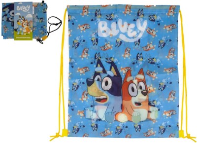 Bluey and Bingo Drawstring Bag Pull String P.E. Gym School Swimming ...