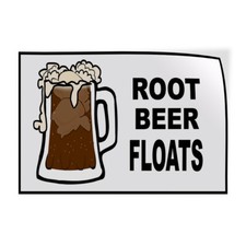 Decal Stickers Root Beer Floats Food Fair Restaurant Cafe Market Vinyl