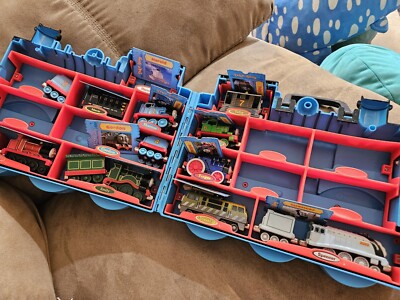 Thomas & Friends - Case & Train Lot - 2002-2003 Take Along Tickets
