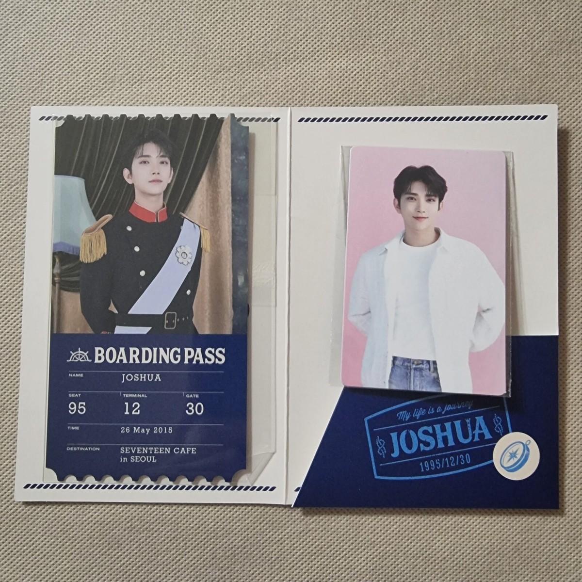 seventeen セブチカフェ　ポストカード　ポスカ　ジュン SEVENTEEN ジュン ポストカード - メルカリ