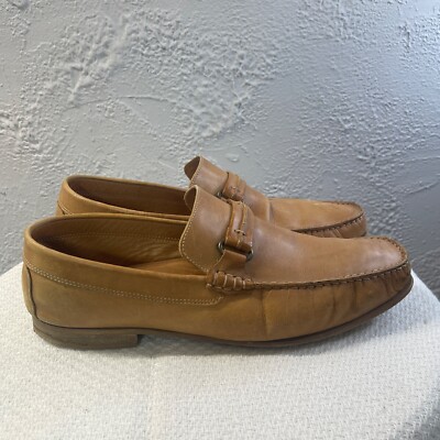 Donald Pliner Donnie Loafers Mens 11M Dress Shoes Brown  display picture 2