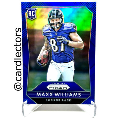 2015 Panini PRIZM Football MAXX WILLIAMS #269 RC Blue PRIZM Parallel SP RAVENS