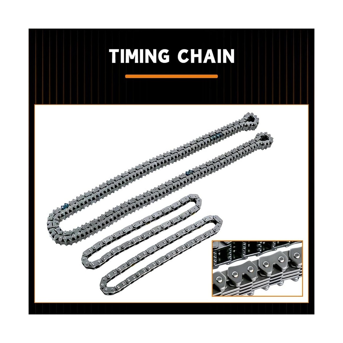 loosoo Engine Timing Chain Kit AT4Z6268C, Compatible with F-150