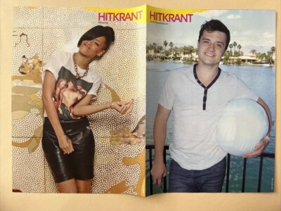 Rihanna & One Direction Harry Styles & Josh Hutcherson & Ryan Beatty A4 Poster