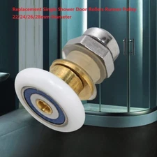 Replacement Single Shower Door Rollers Runner Pulley 22/24/26/28mm Diameter