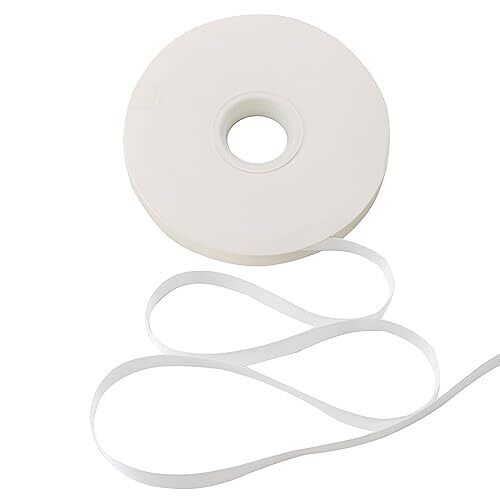 Satin Ribbon 1/2 Inch Thin White Ribbon for Gift Wrapping White Ribbon for  We