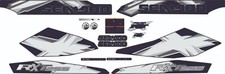SEADOO RXT X 255 2008 Graphics / Decal / Sticker Kit Custom Grey