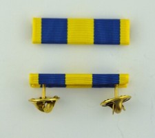 US Spanish American War Campaign Medal Mounted Ribbon Bar - Made in USA