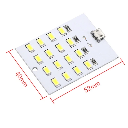 Superhelle 5V 8/12/16/20 LED Lampe Perlen Modul Panel Licht Aluminiumsubstrat - Picture 9 of 10