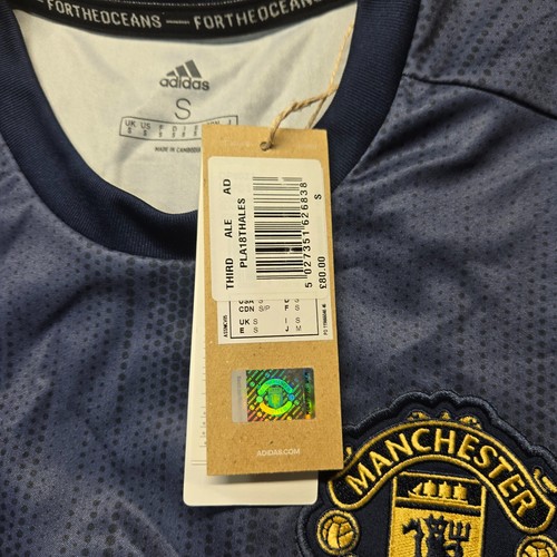 Adidas Manchester United Chevrolet Alexis #7 Jersey Blue Adult Men's S Small - Picture 5 of 10