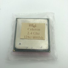 INTEL Celeron 2.4 GHz 2400 CPU 400MHz 128KB L2 Socket 478 SL6VU SL6W4
