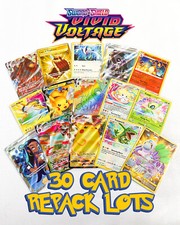 Pokemon VIVID VOLTAGE - 30 CARD LOTS - Pikachu /Full Art/Amazing/Rainbow Rare