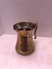 Brass Pitcher Vase Decor with Handle