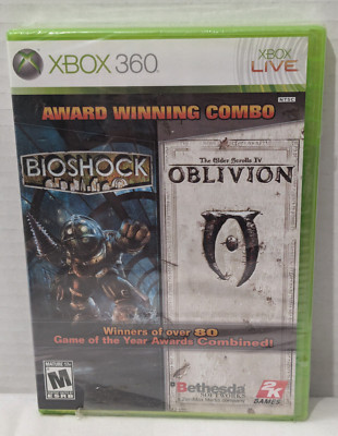 Bioshock and & The Elder Scrolls IV: Oblivion Bundle Xbox 360 Dual Pack *READ*