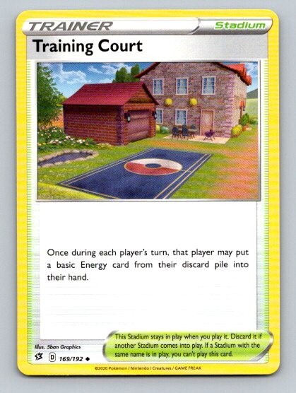 2020 Pokemon Card Rebel Clash Training Court 169/192
