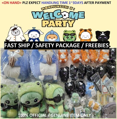 [ON HAND] MONSTA X POP UP STORE MONMUNGCHI X WELCOME PARTY +FREEBIE +FAST SHIP