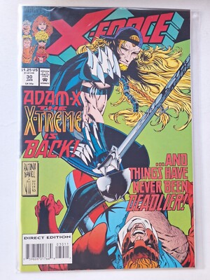 *X-Force* #30 Hi-Grade Rare Marvel Comics 1994 X-Men/New Mutants Deadpool Movie 