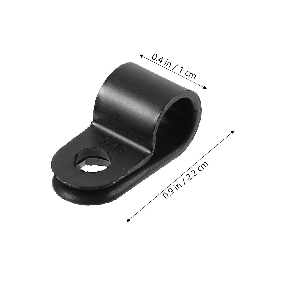 Sourcingmap nylon r-tipo cavo morsetto organizer gestione del