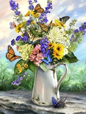 Springbok Butterfly Blossom 36 Piece Jigsaw Puzzle By Dona Gelsinger