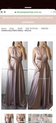 roman multiway dress
