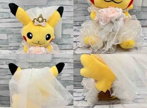 Pokemon Center Original Pair Pikachu Precious Wedding Plush Mascot With Box - 第 7/8 張圖片