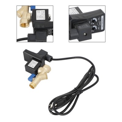 AC110V 1/2'' Automatic Electronic Timed Air Compressor Auto Drain Valve
