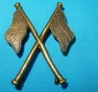 WW2 BRITISH ARMY SIGNALLER TRADE PROFICIENCY BRASS CAP BADGE WORLD WAR II
