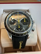 Rare New Unused OMEGA Speedmaster Racing 40mm Watch 326.32.40.50.06.001 Rubber