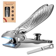 Heavy Duty Sharp Nail Clippers Cutter for Thick Nails with Nail File for Men ...