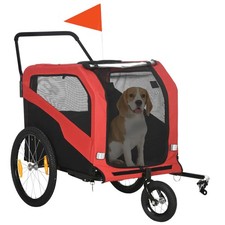2-in-1 Dog Bike Trailer & Stroller for Large Dogs