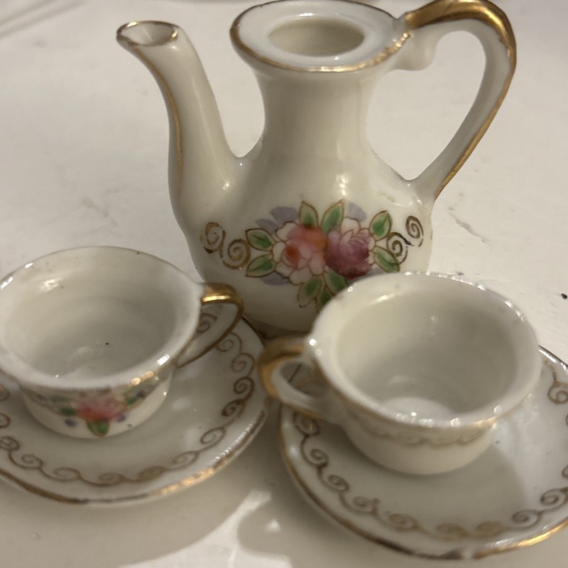 Japanese Tea Pot Cups & Dishes Toys