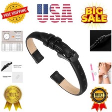 Multi-sizes Genuine Leather Band, Flat Thin Elegant Leather Watch Strap for M...