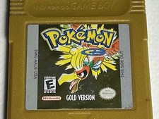Pokemon Gold Version (Nintendo Game Boy Color, 2000)