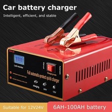 Car Battery Charger Heavy Duty 12V 24V Smart Automatic Intelligent Pulse Repair