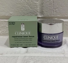 Clinique Repairwear Laser Focus Wrinkle Correcting Eye Cream 1.0 oz/30 ml, NWB