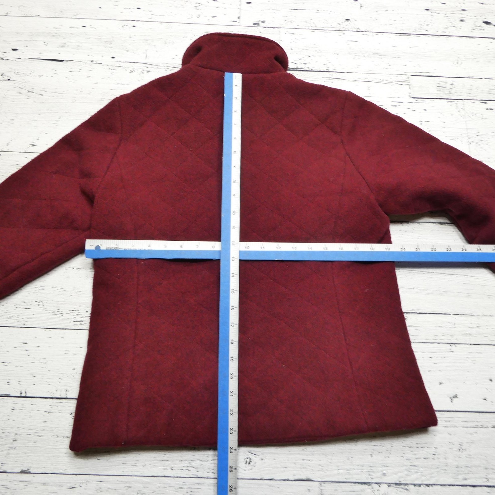 Woolrich Jacket Womens Small Ruby Heather Red Woo… - image 6