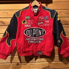 Chase Authentics NASCAR Jeff Gordon Dupont Jacket Kids Youth Large Racing Coat
