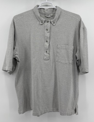 Gramicci, Gramicci Vintage 90s Stripe Button-Down Seersucker Polo Mens XL