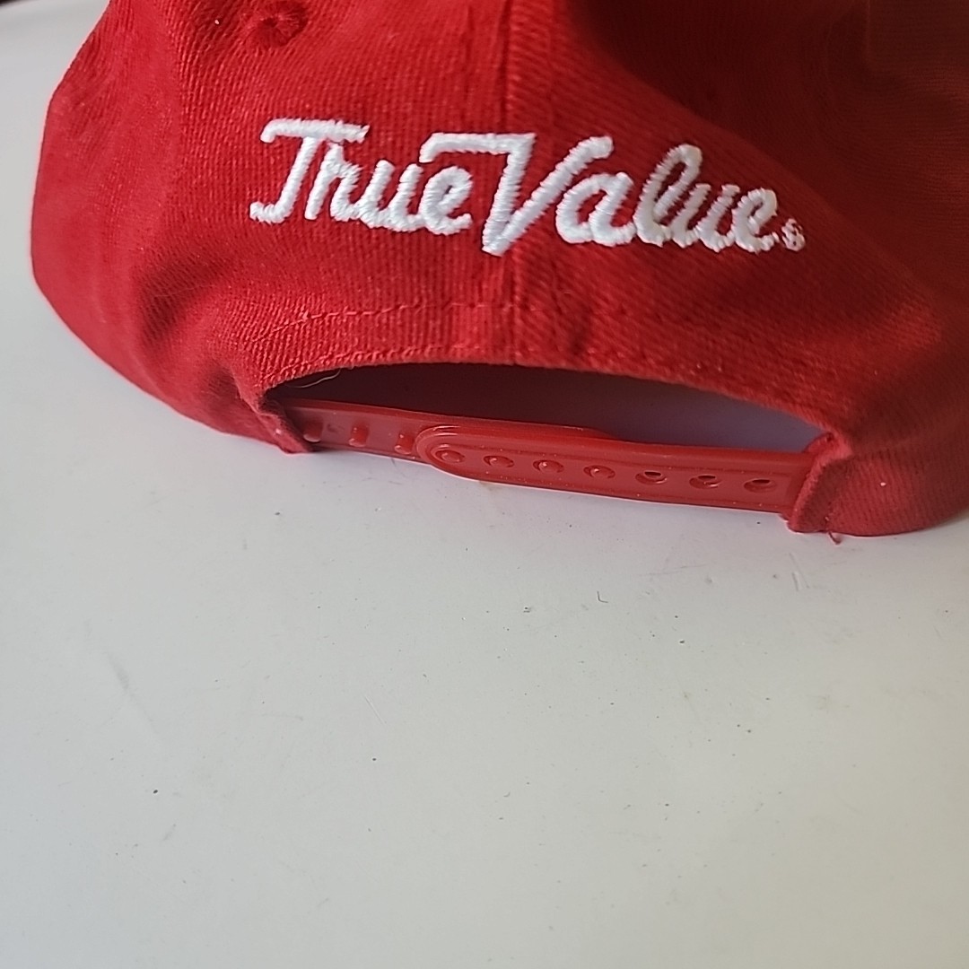 True Value  Hat Cap Red Adjustable Snapback - image 2