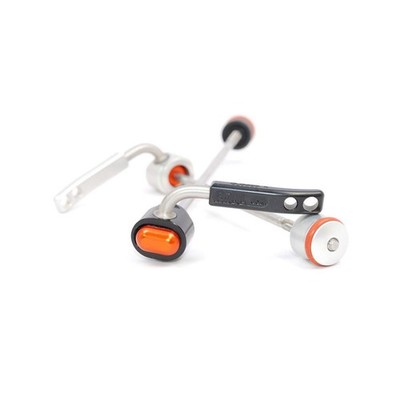 Paul Component Quick-Release Nabenschnellspanner, 100mm, black/orange